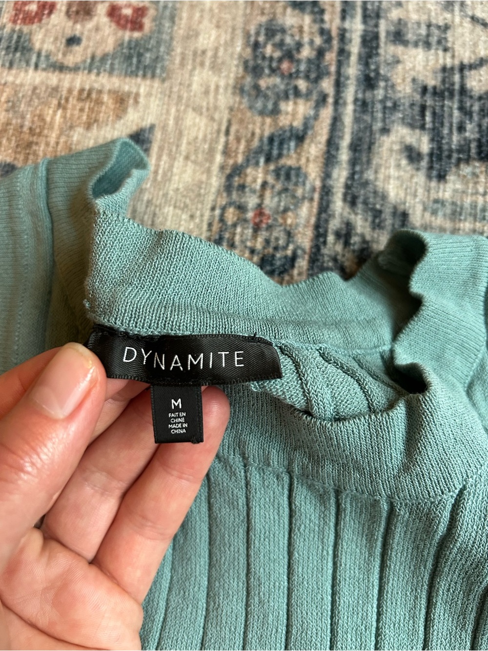 Dynamite Ribbed Knit Sleeveless Top - Picture 2 of 5